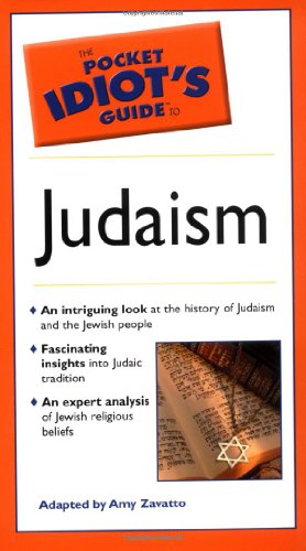 9780028644813: Pocket Idiot's Guide to Judaism