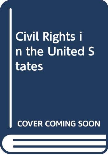 Imagen de archivo de Civil Rights in the United States (Volume 1) a la venta por HPB-Red