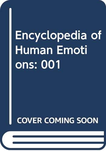 Imagen de archivo de Encyclopedia of Human Emotions a la venta por Better World Books