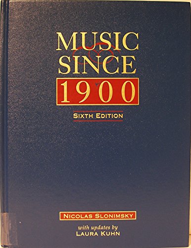 Beispielbild fr Music since 1900 zum Verkauf von Better World Books