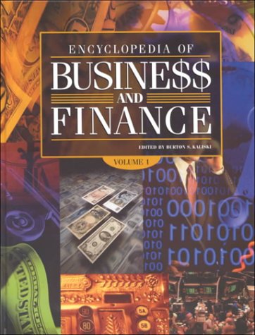 Beispielbild fr Encyclopedia of Business and Finance: 1 zum Verkauf von Ergodebooks