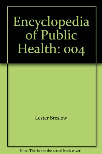 Beispielbild fr Encyclopedia of Public Health: 004 zum Verkauf von SecondSale