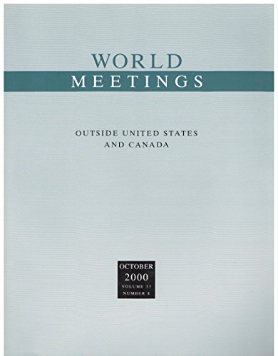 9780028655215: World Meetings Outside United States and Canada