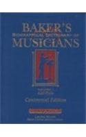 9780028655253: Baker's Biographical Dictionary of Musicians, Centennial Edition (6 Volume Set)