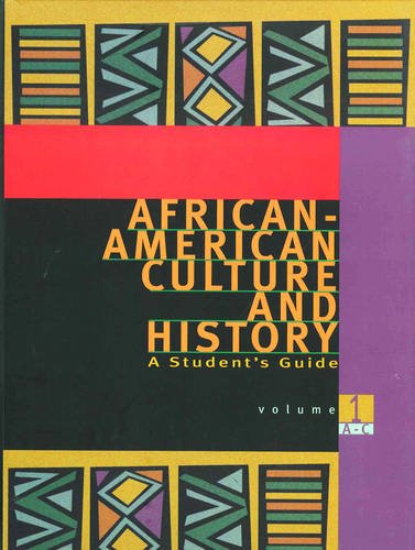 Beispielbild fr African-American Culture and History: A Students Guide zum Verkauf von Revaluation Books