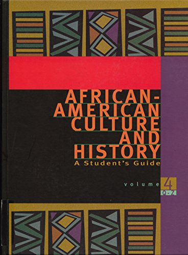 Beispielbild fr African-American Culture and History: A Student's Guide (Volume 4) zum Verkauf von Ergodebooks