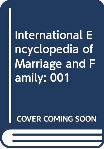 Stock image for International Encyclopedia of Marriage and Family Second Edition Volume 1: Ab- Du for sale by Victoria Bookshop