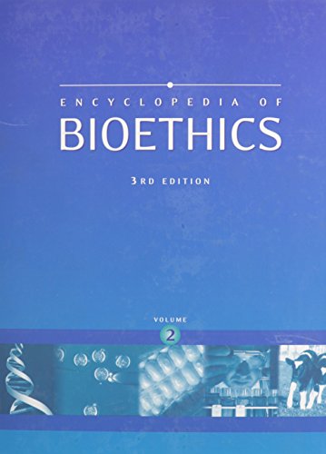 Stock image for Encyclopedia of Bioethics, Vol. 2 for sale by Ergodebooks