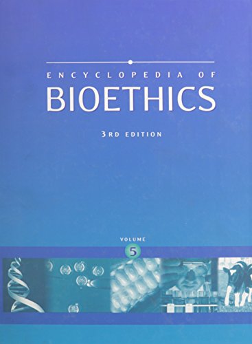 Stock image for Encyclopedia of Bioethics for sale by Better World Books: West