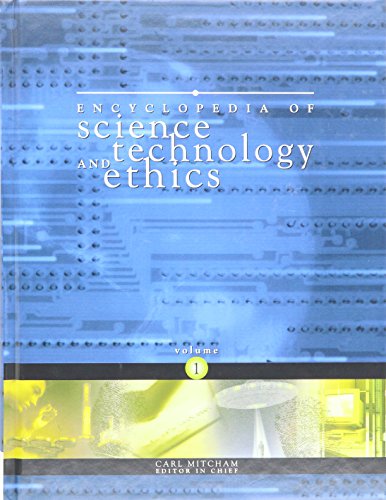 Encyclopedia of Science, Technology, and Ethics - Mitcham, Carl (edit).