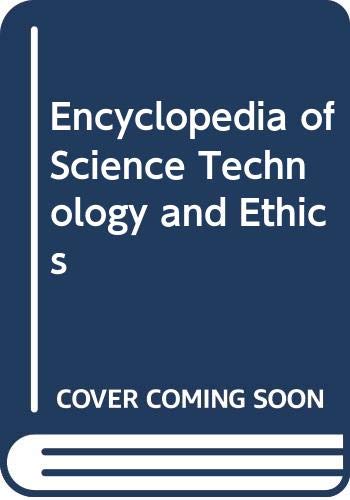 Imagen de archivo de Encyclopedia of Science Technology and Ethics a la venta por Decluttr
