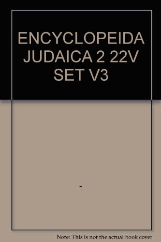 9780028659312: ENCYCLOPEIDA JUDAICA 2 22V SET V3