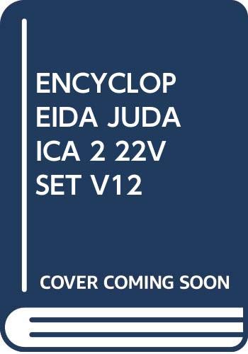9780028659404: ENCYCLOPEIDA JUDAICA 2 22V SET V12