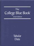 Beispielbild fr The College Blue Book : Tabular Data Vol. 2 zum Verkauf von GuthrieBooks