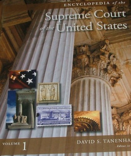 Beispielbild fr Encyclopedia of the Supreme Court of the United States zum Verkauf von Better World Books