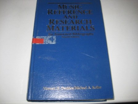 Imagen de archivo de Music Reference and Research Materials : An Annotated Bibliography a la venta por Better World Books: West