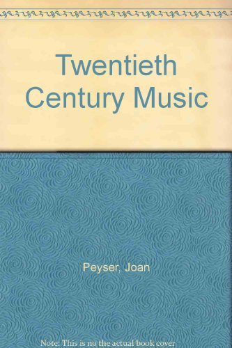 9780028718804: Twentieth Century Music