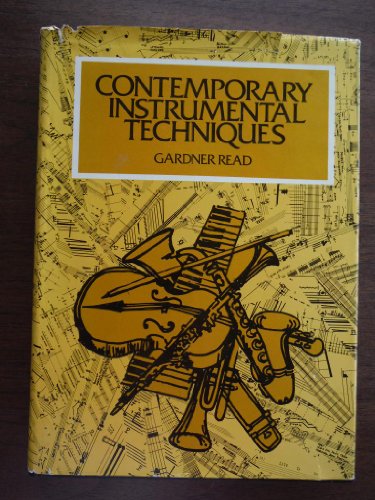 Imagen de archivo de Contemporary Instrumental Techniques a la venta por Better World Books
