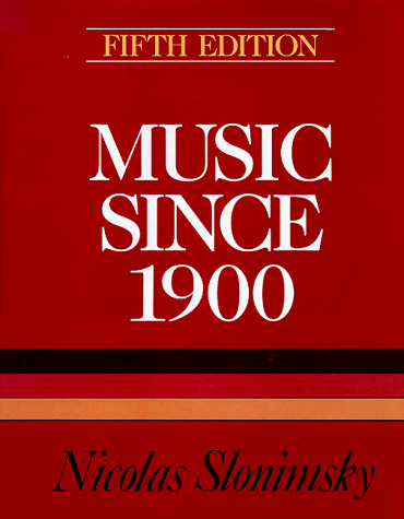 Beispielbild fr Music since 1900 zum Verkauf von Better World Books