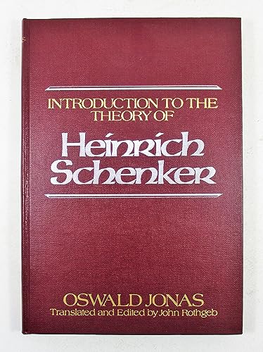 Imagen de archivo de Introduction to the Theory of Heinrich Schenker a la venta por Silent Way Books