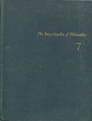 Beispielbild fr Encyclopedia of Philosophy : Vol 7&8 in One Book zum Verkauf von Wonder Book