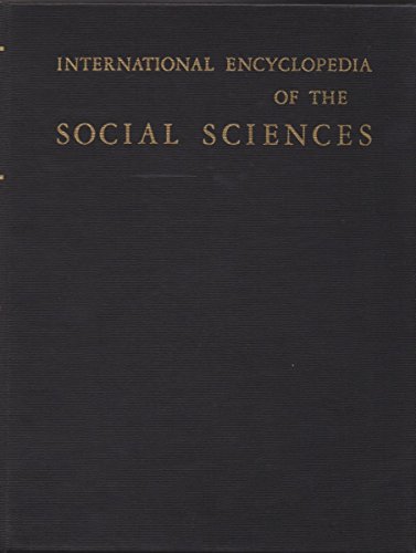 International Encyclopedia of the Social Sciences (9780028951607) by MacMillan