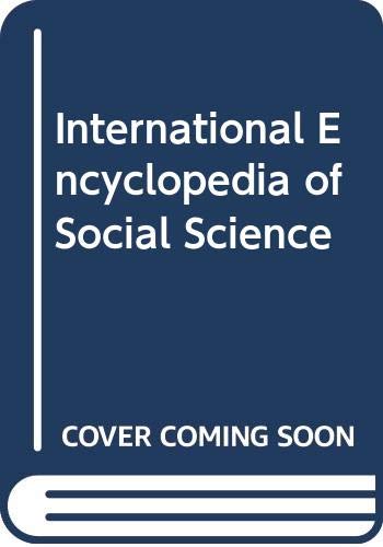 9780028957104: International Encyclopedia of Social Sciences, Vols. 1 & 2