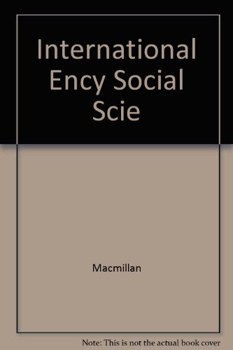 Beispielbild fr International Encyclopedia of Social Sciences, Vols. 5 and 6 zum Verkauf von My Dead Aunt's Books