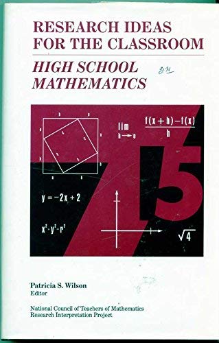 Stock image for Research Ideas for the Classroom. High School Mathematics. for sale by Plurabelle Books Ltd
