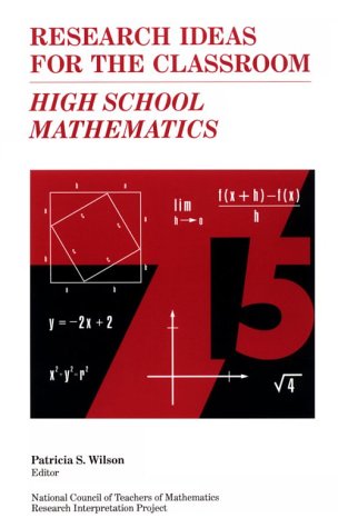 Beispielbild fr High School Mathematics (Research Ideas for the Classroom) (Vol 3) zum Verkauf von Wonder Book