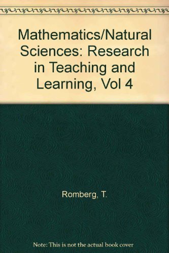 Mathematics/Natural Sciences (9780028970073) by Thomas Romberg; Thomas Carpenter; Richard White; Richard Tisher