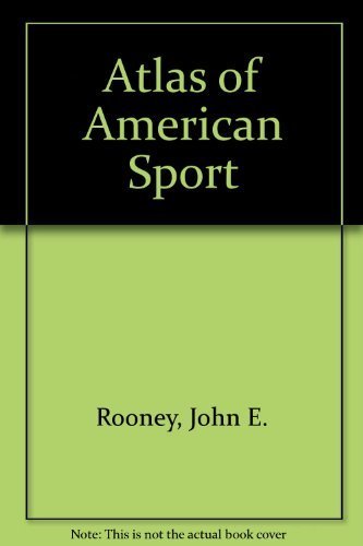 Stock image for Atlas of American Sport (1 Vol) for sale by ThriftBooks-Atlanta
