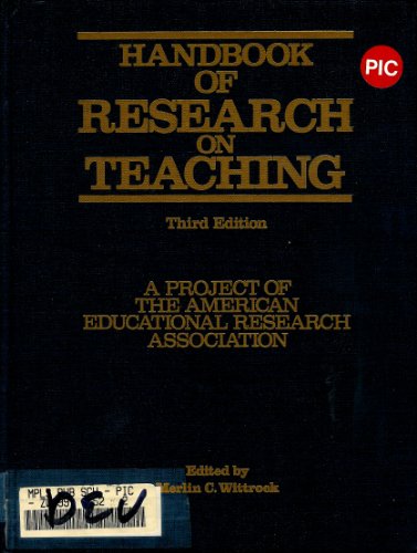 9780029003107: Handbook of Research on Teaching