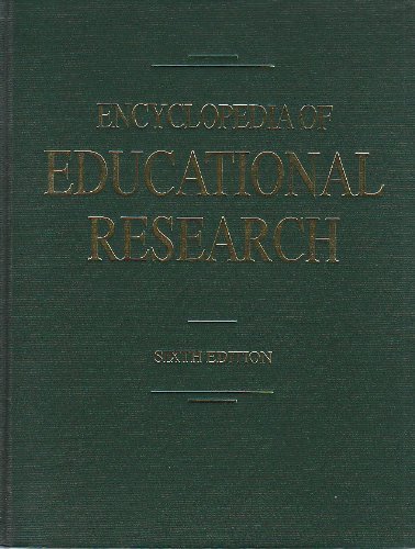 9780029004319: Encyclopedia of Educational Research (Macmillan research on education handbook series)
