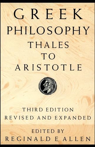Imagen de archivo de Greek Philosophy: Thales to Aristotle (Readings in the History of Philosophy) a la venta por Ergodebooks