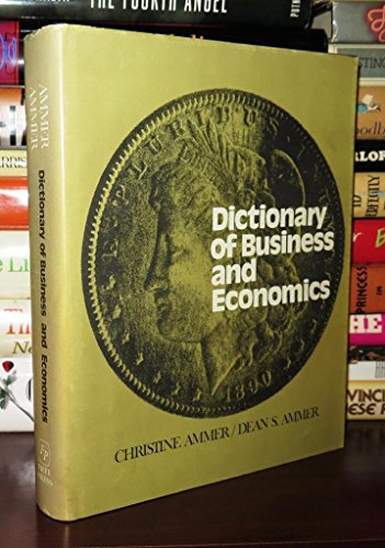 9780029005903: Dictionary of Business and Economics