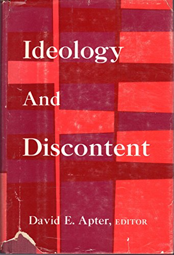 Beispielbild fr Ideology and Discontent zum Verkauf von Better World Books