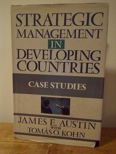 Stock image for Strategic Management in Developing Countries for sale by Irish Booksellers