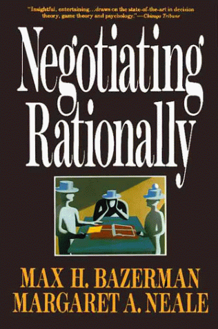 Imagen de archivo de Negotiating Rationally a la venta por Better World Books