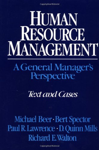 Beispielbild fr Human Resource Management : A General Manager's Perspective zum Verkauf von Better World Books