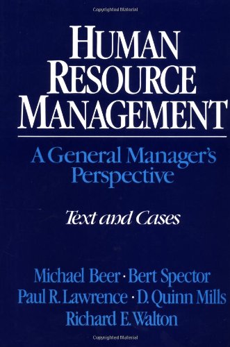 Stock image for Human Resource Management : A General Manager's Perspective for sale by Better World Books