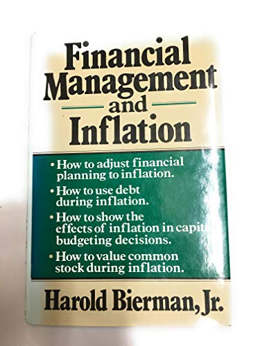 Beispielbild fr Financial Management and Inflation zum Verkauf von Better World Books