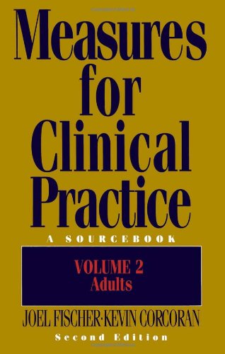 Stock image for Measures for Clinical Practice, 2nd Ed., Vol II for sale by Your Online Bookstore