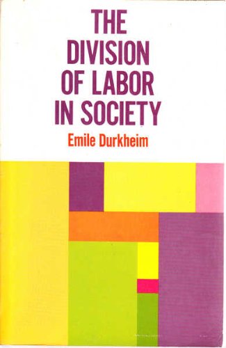 9780029078501: Division of Labour in Society