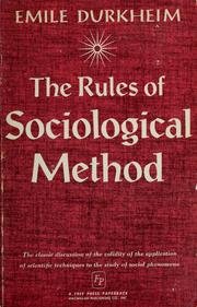 9780029085004: Rules of Sociological Method