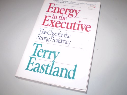 9780029086834: Energy in the Executive