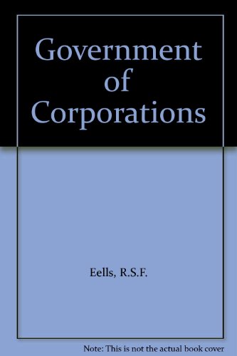 Stock image for Government of Corporations for sale by Sequitur Books