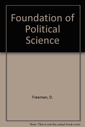 Beispielbild fr Foundation of Political Science : Research, Methods and Scope zum Verkauf von Better World Books