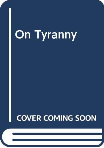 9780029127360: On Tyranny