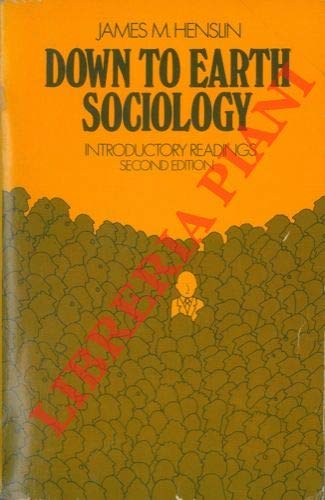 9780029146200: Down to earth sociology: Introductory readings [Paperback] by Henslin, James M